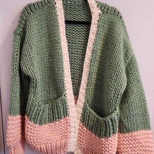 Chunky Oversized Homemade Cardigan